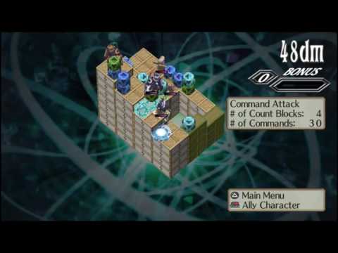 Disgaea 3 AoD - Class World Command Attack (145 turns!)