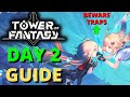 Tower Of Fantasy Ultimate Day 2 Guide Vitality Traps Leveling Caps Global