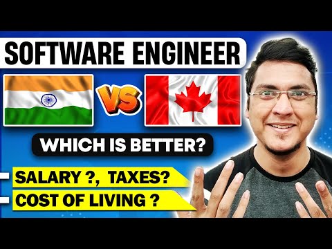 Savings of an Engineer in Canada VS India | Cost of Living, income, Tax, Expenses & Savings