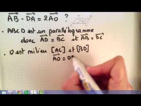 Démontrer Egalité vectorielle