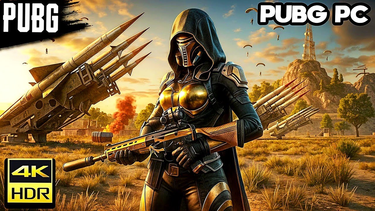 PUBG PC en BASE MILITAR y con ESTA SKIN EPICA de TIENDA! 🚬 El battle royale MÁS REALISTA del 2025