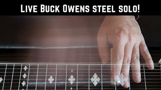 Pedal steel lesson for A-11 LIVE by Buck Owens.  Austin, TX