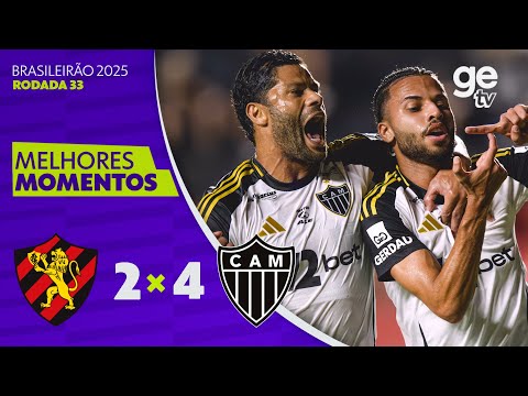 Gols e lances de Sport x Atlético Mineiro