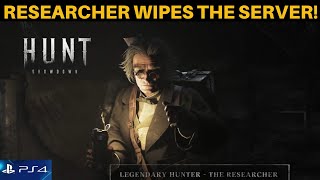 Hunt Showdown - RESEARCHER WIPES THE SERVER! (PS4 PRO GAMEPLAY)