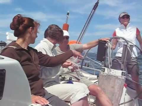 Segelyacht "ÆRØ" sommerliche Knotenkunde