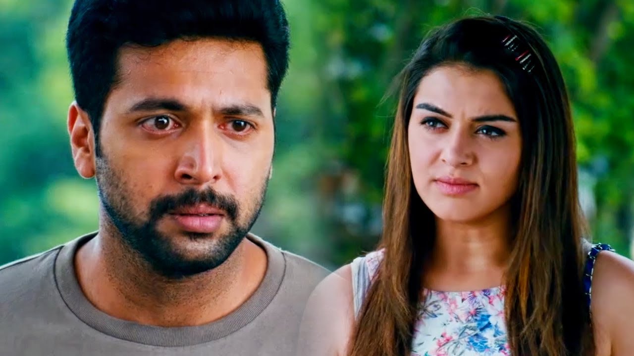 Jayam Ravi के गाड़ी में #Disel ख़तम हो गया है | Romeo Juliet फिल्म का Best सीन