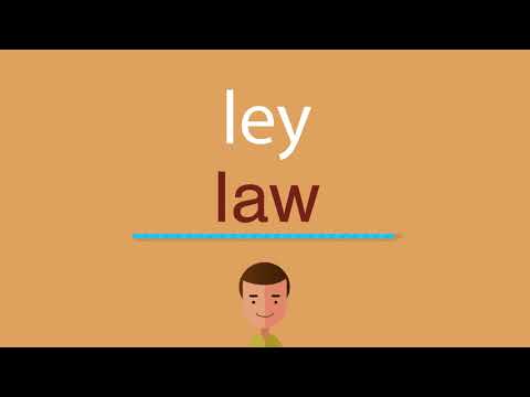 Cómo se dice ley en inglés