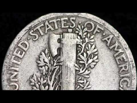 1938 MERCURY DIME: UP TO $28 IN CERTIFIED MINT STATE, AS OF FEBRUARY 2019, NO MINT MARK*PHILADELPHIA