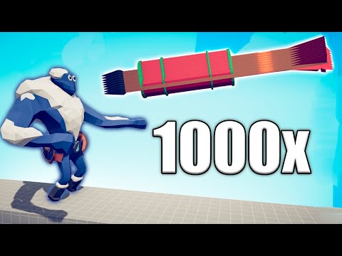 1000x OP GIANT FIREWORK ARCHER vs UNITS - TABS | Totally Accurate Battle Simulator 2023