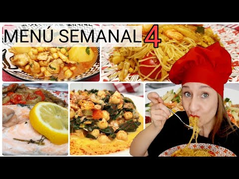 4️⃣🍅10 RECETAS NUEVAS‼ Batch Cooking SALUDABLE. Menú SEMANAL + 2 Recetas de APROVECHAMIENTO 🥦