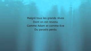 Celine Dion - On S&#39;est Aime A Cause (Lyrics)