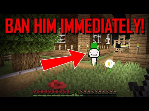 If Dream Joins Your World, BAN HIM IMMEDIATELY! Minecraft Creepypasta