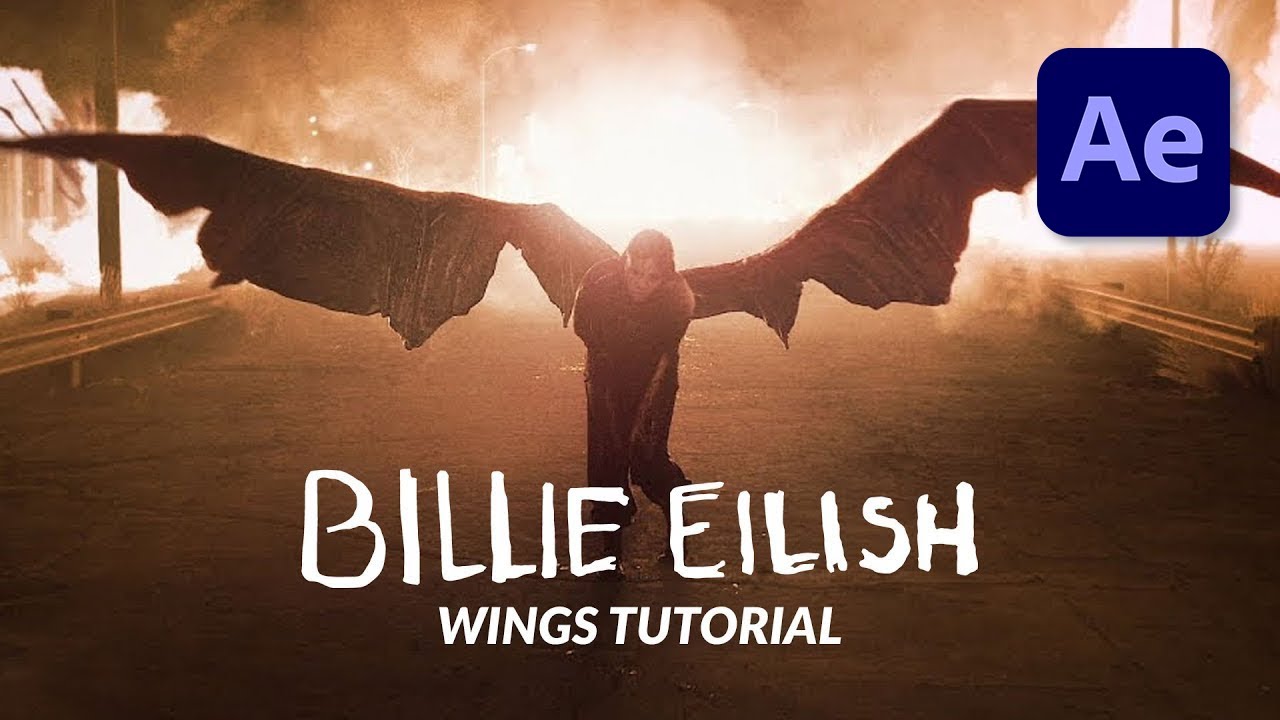 How to create Billie Eilish Angel Wings using After Effects