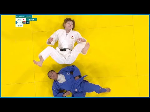 【柔道女子】必勝パターン炸裂！角田夏実 2戦連続『腕ひしぎ十字固め』で準々決勝進出｜パリオリンピック 柔道女子48キロ級2回戦