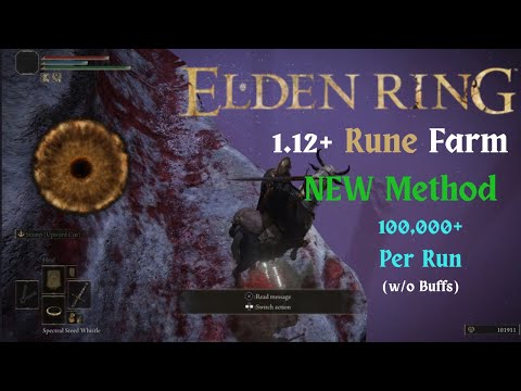 Elden Ring Patch 1.12+ Rune Farm Updated Method [100,000+ Runes Every ~3 Minutes]