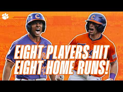 Clemson Baseball || Eight Different Players Hit Eight Home Runs to Start 2024 Season!