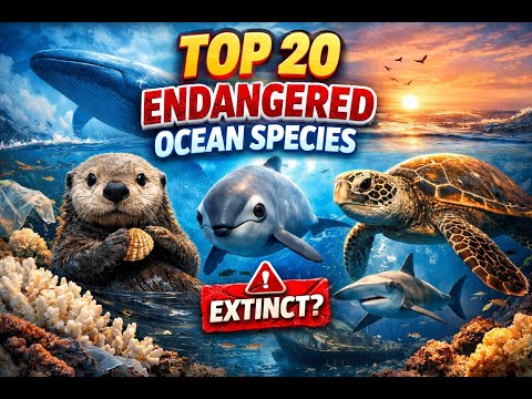 TOP 20 ENDANGERED OCEAN SPECIES #fish #facts #seacreatures #seaanimals