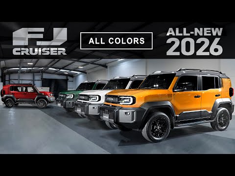 New Toyota FJ Cruiser 2026 - All Colors Preview and Dimensions vs Old FJ Cruiser
