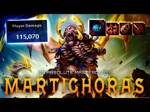 I PLAYED MARTICHORAS ADC AND DID OVER 100K DAMAGE!