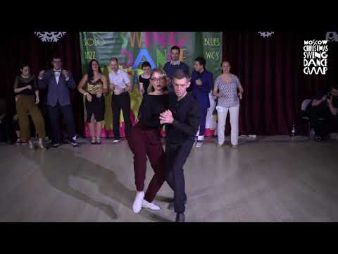 Evgeny Sherstnev & Daria Belokurova at Blues JnJ Finals. MXDC 2018