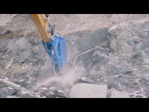 BLTB-245 hydraulic breaker with impact power!