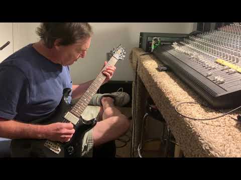 Jeff Grady Playing Lead Guitar on the Search For Sight song World Turns 'Round