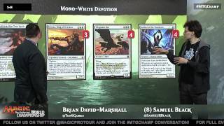 2015 Magic World Championship Deck Tech: White Devotion with Samuel Black