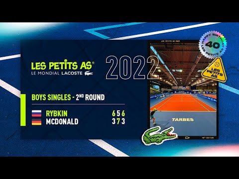 Les Petits As 2022 | Boys 2nd Round | Niels MCDonald vs. Savva Rybkin