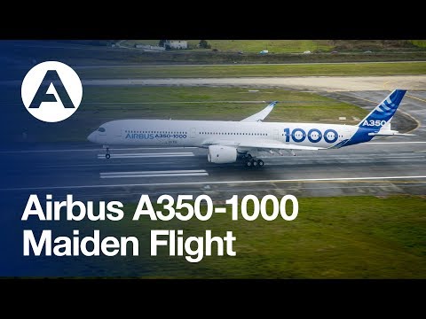 Airbus history made: the A350-1000 performs its successful maiden flight