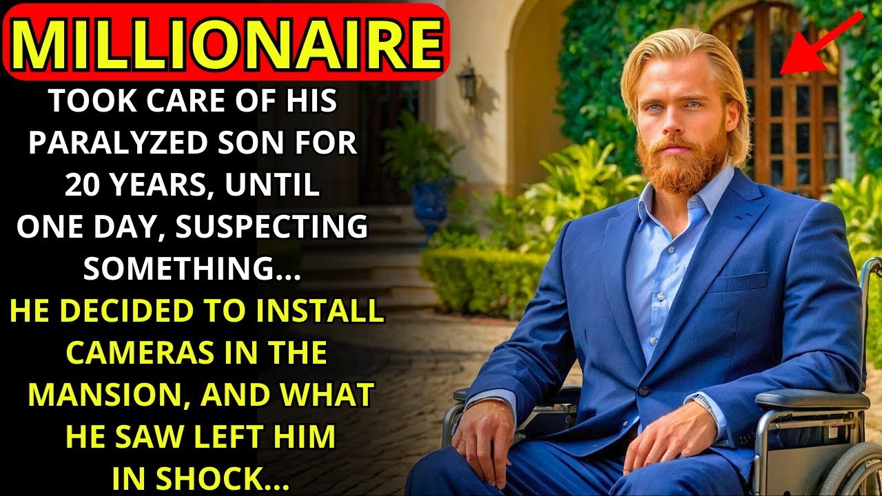 MILLIONAIRE TOOK CARE OF HIS PARALYZED SON FOR 20 YEARS... UNTIL ONE DAY, SUSPECTING SOMETHING...
