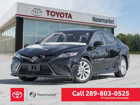 2024 Toyota Camry SE Auto in Black for sale at Newmarket Toyota in Newmarket, ON