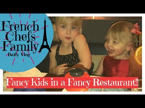 CHEF KIDS! JUJU AND FIFI EAT AT PAPA'S RESTAURANT | Daily Family Vloggers Channel  Ep 25