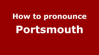 How to pronounce Portsmouth