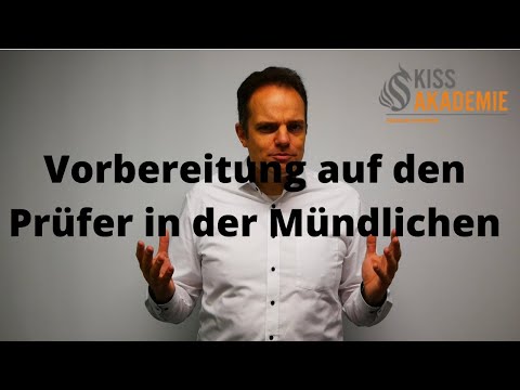 Kenne Deinen Prüfer! - Vorbereitung auf die mündliche Prüfung