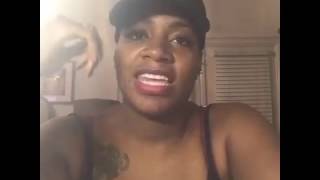Fantasia Records Herself and Mother Singing Gospel Songs #FBLive