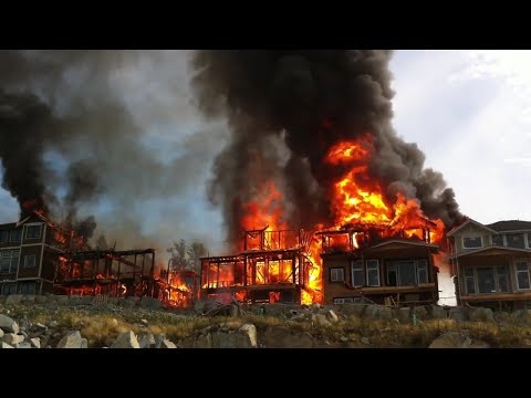 INCREDIBLE FIRE! 5 HOUSES BURNED - FULL VERSION