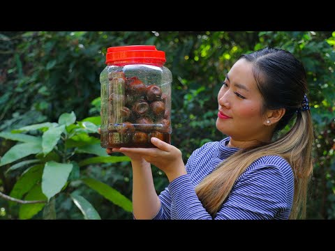 Planting flowers then cooking salted key lime soup with chicken and drinking salted key lime liquid