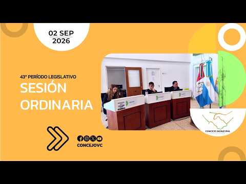 Sesión Ordinaria N22 | 02SEP2026