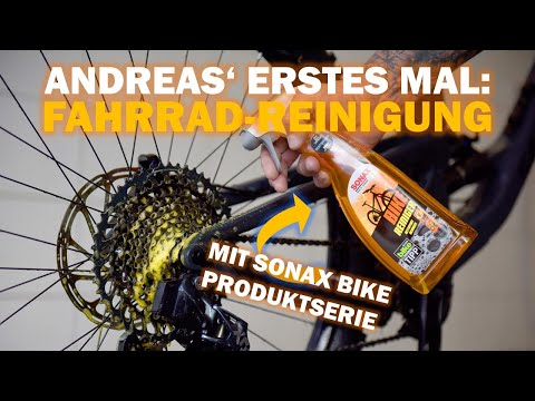 Der Drahtesel wird gewaschen - Andreas' erstes Mal: Fahrrad-Reinigung mit SONAX Bike Produkten