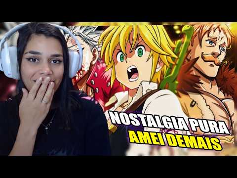 REACT 7MZ - Rap do Meliodas, Ban e Escanor (Nanatsu no Taizai) - O PECADO MAIS FORTE | NERD HITS
