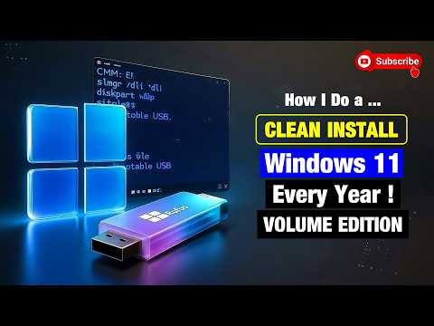 How I Do a Complete CLEAN Install Of Windows 11 Every Year | Fresh Copy Of Windows Install Guide