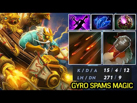 Gyrocopter's Full Mage Build – NONSTOP SKILL SPAM Dota 2