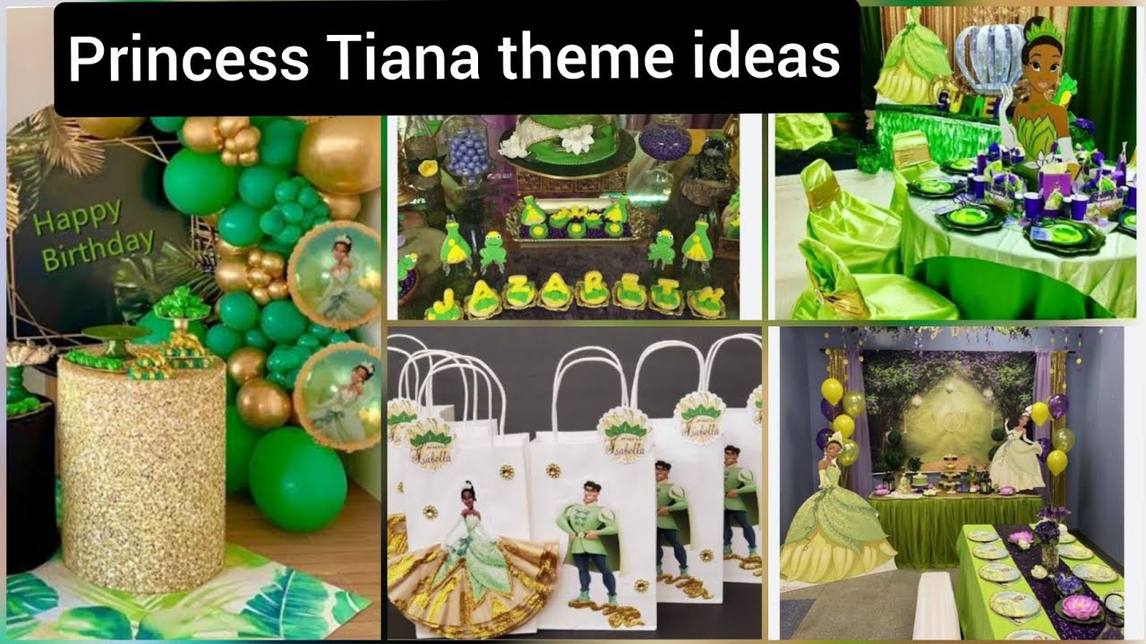 princess Tiana theme ideas. princess Tiana birthday decorations ideas
