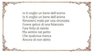 Jovanotti - Un  Bene Dell&#39;Anima Lyrics
