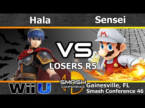 Hala (Marth & Ike) vs. Sensei (Mario) - SSB4 Losers R5 - SC46