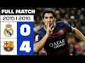 Real Madrid vs FC Barcelona (0-4) 2015/2016 - PARTIDO COMPLETO