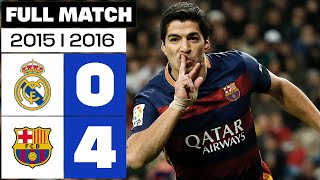 Real Madrid vs FC Barcelona (0-4) Matchday 12 2015