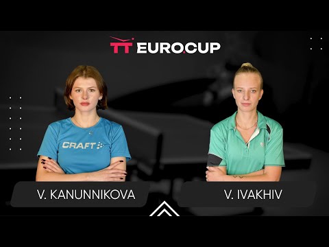 07:00 Vasylysa Kanunnikova - Valeriia Ivakhiv 10.04.2025 TT Euro.Cup Women Ukraine Star. TABLE 3