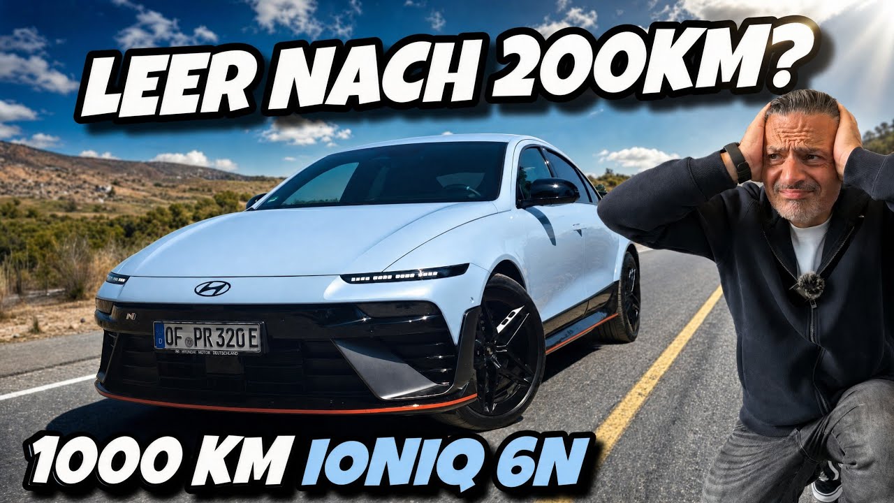 Langstrecke im Hyundai IONIQ 6 N: Reale Reichweite, Verbrauch & Ladezeit