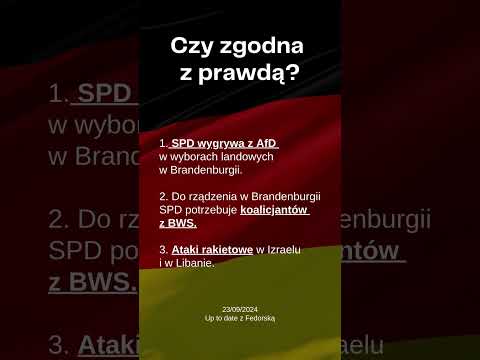 Up to date z Fedorską 23/09/2024
